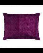 2 federe in cotone satinato Pollen/Fiori pastello bordeaux - 50x70 cm