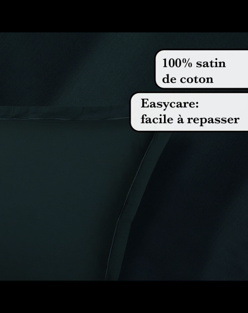 Taie d'oreiller satin de coton uni 1 baratta gris 03 - 2x(63x63 cm)