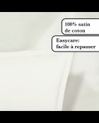 1 Baratta Kissenbezug aus Baumwollsatin, einfarbig, taupefarben, 20—2 x (63 x 63 cm)