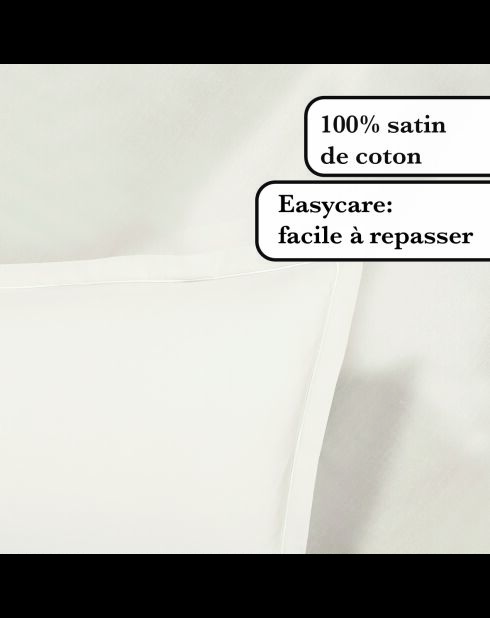 1 Baratta Kissenbezug aus Baumwollsatin, einfarbig, taupefarben, 20—2 x (63 x 63 cm)