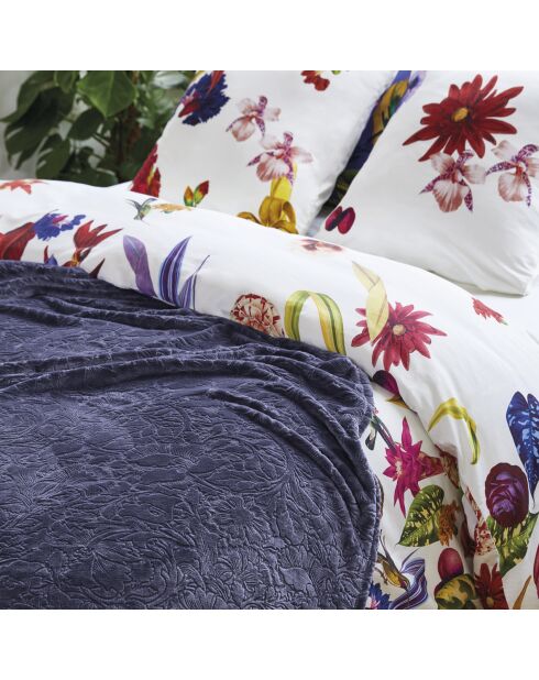 Maxi-Decke/Tagesdecke - Design: Arabesque Aubergine - 180x220 cm