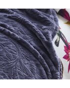 Maxi-Decke/Tagesdecke - Design: Arabesque Aubergine - 180x220 cm