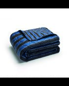 Copriletto in raso di cotone Eclipse blu scuro - 220x250 cm