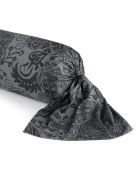 Custodia Arles in raso di cotone grigio scuro - 43x210 cm