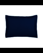1 Baratta Blue 11 Kissenbezug aus Baumwollsatin, einfarbig, 2 x 50 x 70 cm