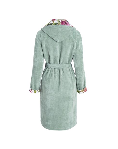 Peignoir avec capuche Garden vert