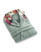 Peignoir avec capuche Garden vert
