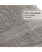 Maxi telo da bagno marrone ghiacciato - 100x150 cm