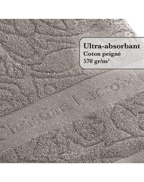 Maxi telo da bagno marrone ghiacciato - 100x150 cm