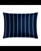 2 Kissenbezüge aus Baumwollsatin von Tigelle, 50 x 70 cm, dunkelblau