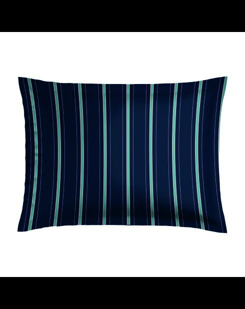 2 Kissenbezüge aus Baumwollsatin von Tigelle, 50 x 70 cm, dunkelblau