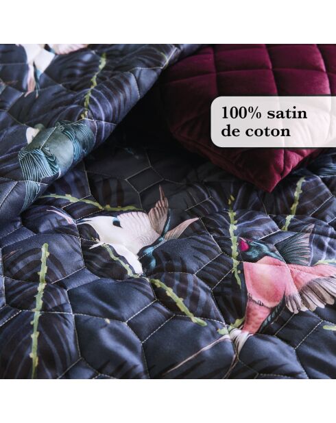 Copriletto XL Swallows blu - 220x250 cm