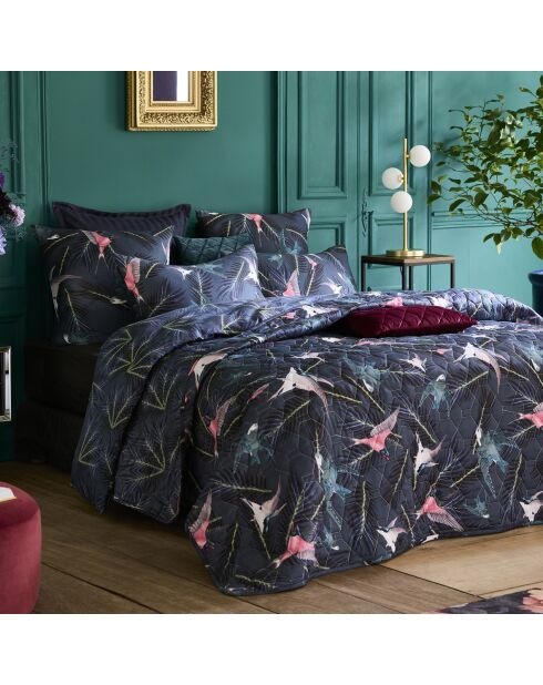 Copriletto XL Swallows blu - 220x250 cm
