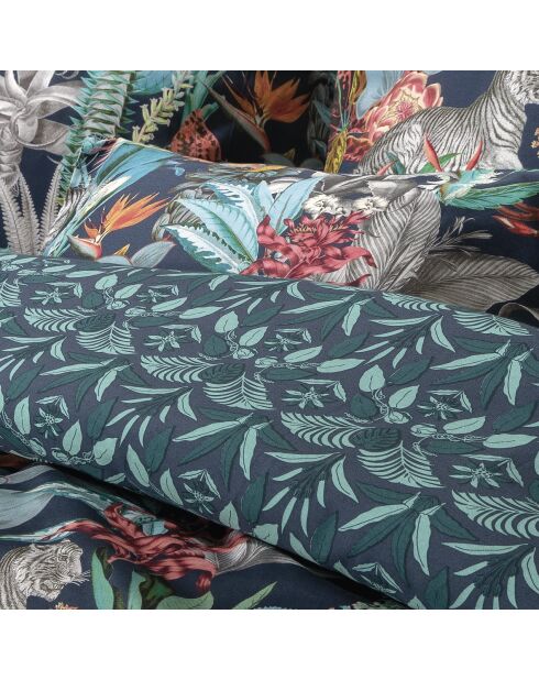 2 Kissenbezüge aus Baumwollsatin in Sansibar, 63 x 63 cm