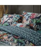 2 Kissenbezüge aus Baumwollsatin in Sansibar, 63 x 63 cm