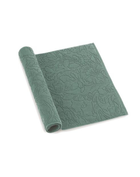 Alfombra de baño verde botella - 50x70 cm