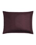 2 fundas de almohada de satén de algodón Plum Tanzania, 50 x 70 cm