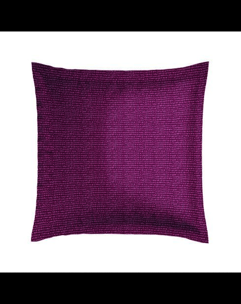 2 Kissenbezüge aus Baumwollsatin in Pastellfarben, Schwarz, 63 x 63 cm