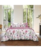 Custodia in raso di cotone esotico color lampone - 43x210 cm