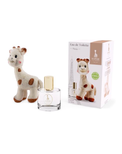 Coffret eau de toilette 50 ml + Sophie Jouet Doux 17 Cm