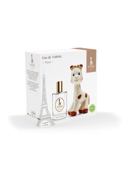Coffret eau de toilette 100 ml + Sophie Jouet Doux 17 Cm