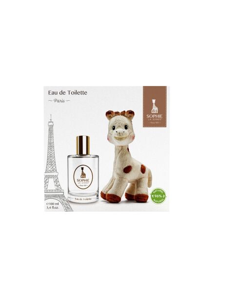 Coffret eau de toilette 100 ml + Sophie Jouet Doux 17 Cm