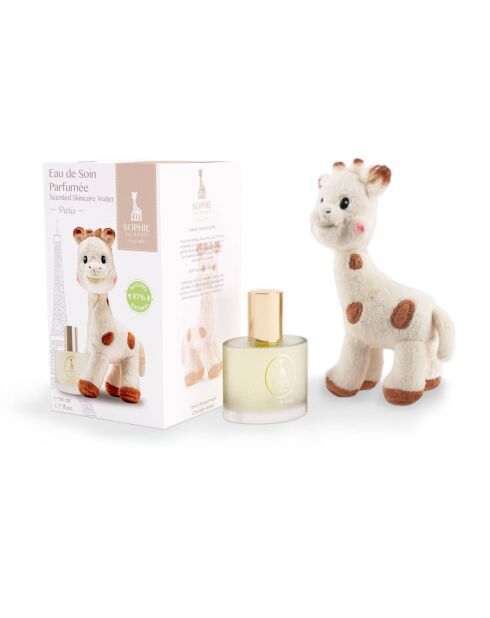 Coffret eau de soin 50 ml + Sophie Jouet Doux 17 Cm