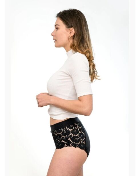 Lot de 2 culottes hautes menstruelles Bettina noires