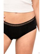 Lot de 2 shorties menstruel en coton Bio 12ans noirs