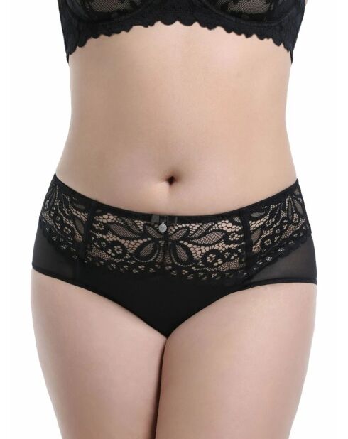 Culotte haute menstruelle Myriam noire