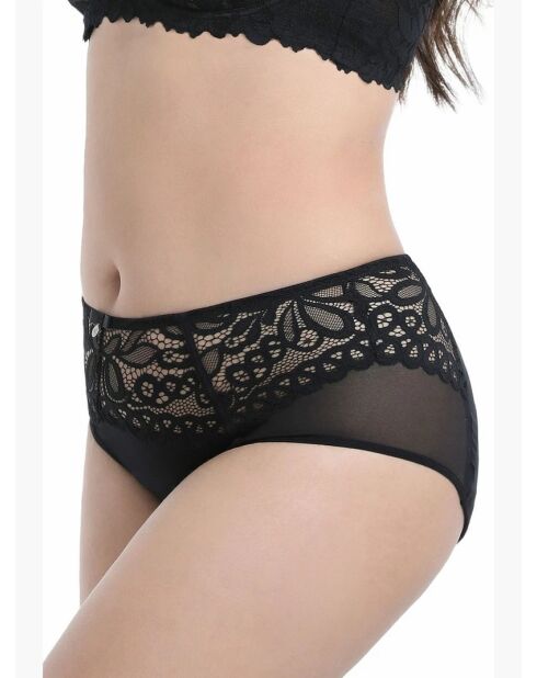 Culotte haute menstruelle Myriam noire