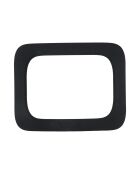 Ensemble de dessous de plat MC en silicone noir/gris - 18x23x1cm