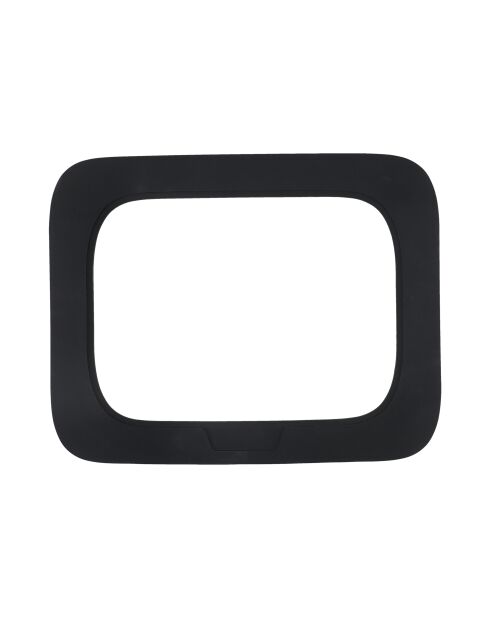 Ensemble de dessous de plat MC en silicone noir/gris - 18x23x1cm