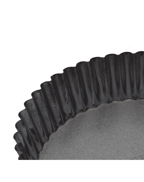 Moule à flan MC HB antiadhésif Noir - 25x25x5,50cm