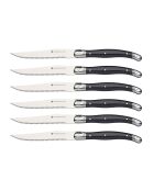 Ensemble de couteauxà steak MC DE LUXE Noirs