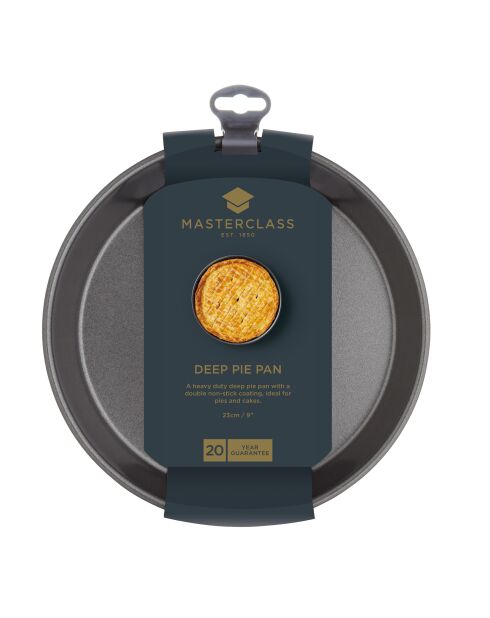 Poêle à tarte profonde MC HB antiadhésif Gris - 23x23x4,70cm