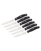 Ensemble de couteauxà steak MC en acier inoxydable Noirs