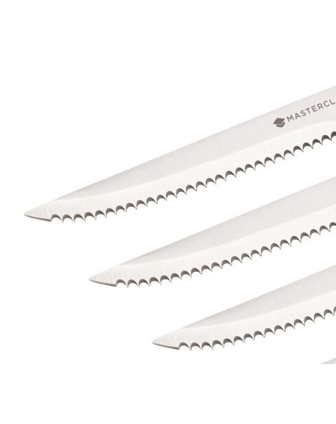 Ensemble de couteauxà steak MC en acier inoxydable Noirs