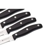 Ensemble de couteauxà steak MC en acier inoxydable Noirs