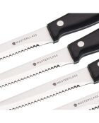 Ensemble de couteauxà steak MC en acier inoxydable Noirs