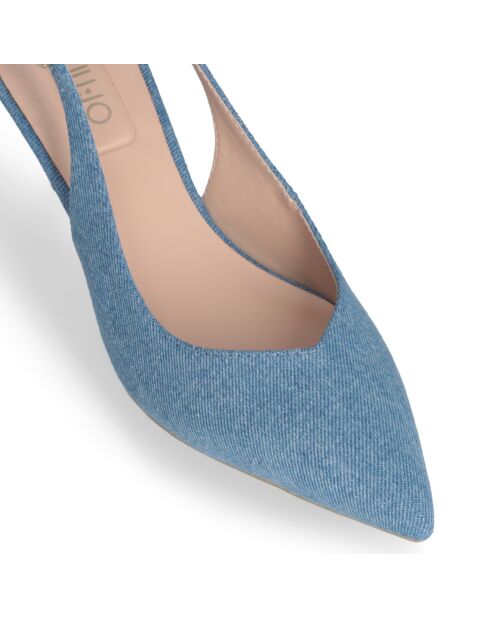Escarpins Sandie denim
