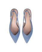 Escarpins Sandie denim