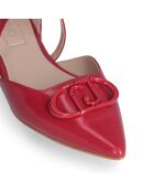 Sandales à talon en Cuir Viola rouges