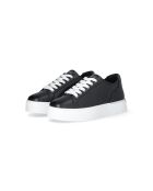 Baskets Pretty en cuir noires