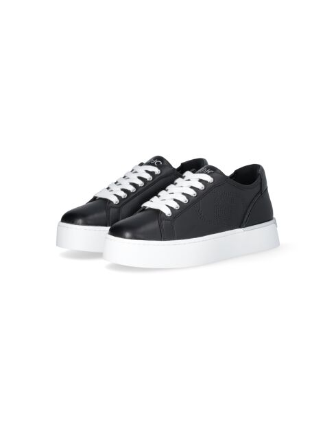 Baskets Pretty en cuir noires