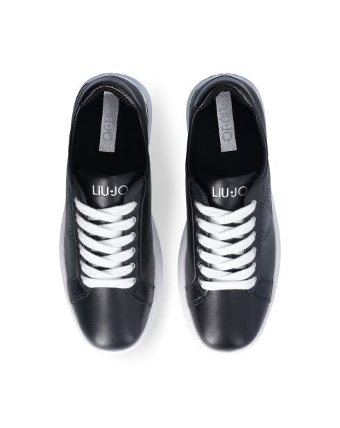 Baskets Pretty en cuir noires