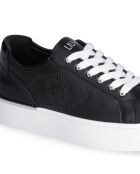 Baskets Pretty en cuir noires