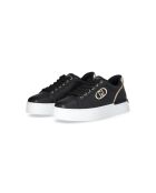 Hübsche schwarze Ledersneaker
