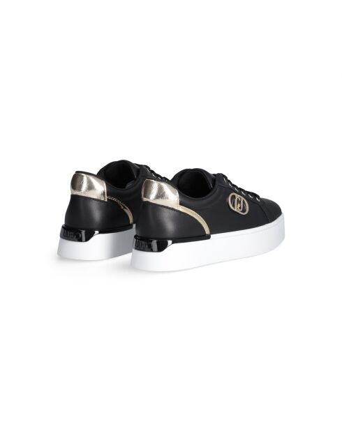 Hübsche schwarze Ledersneaker