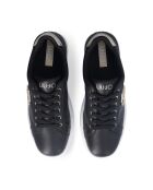 Hübsche schwarze Ledersneaker